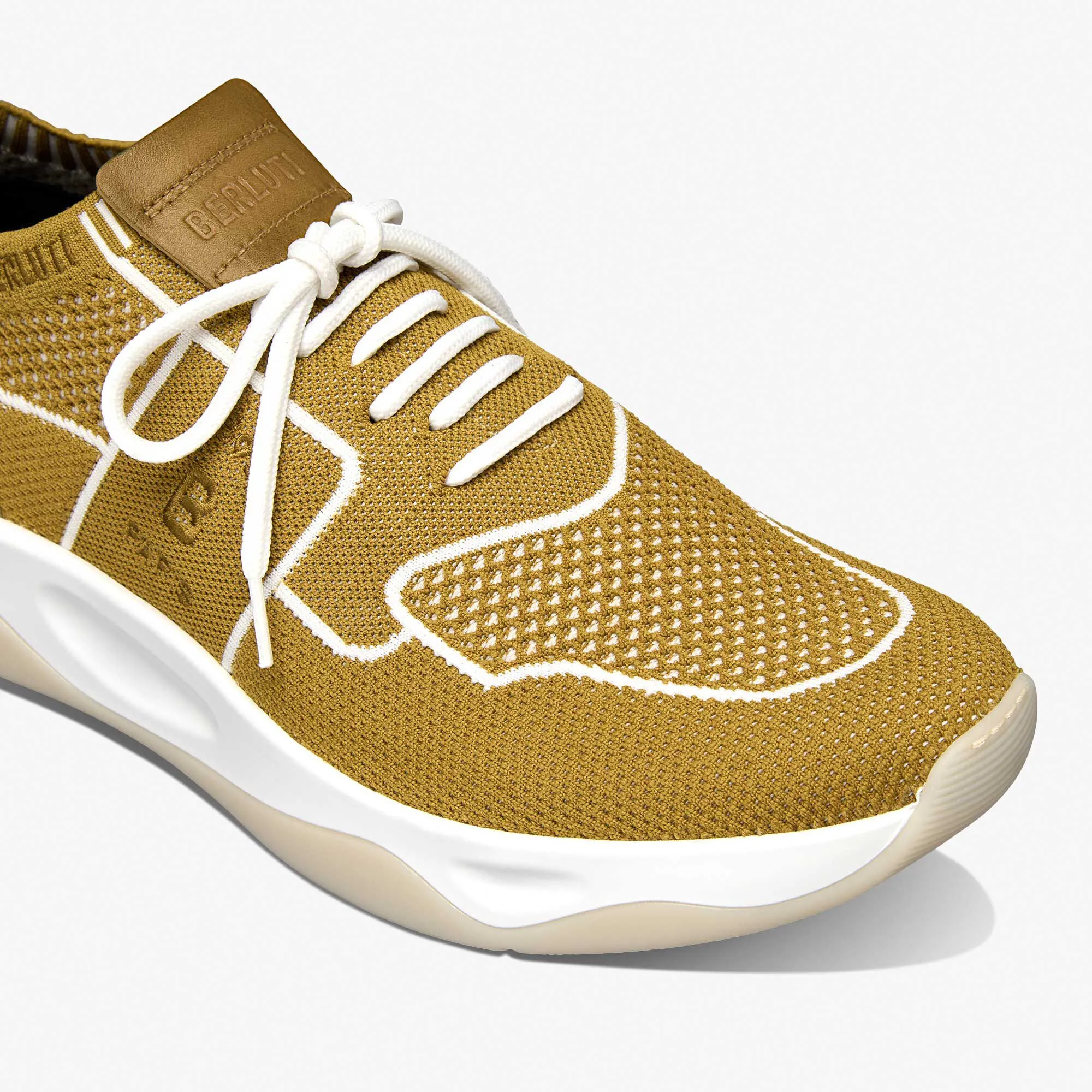 Shadow Knit And Calf Leather Sneaker