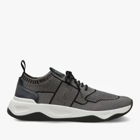 Shadow Knit And Leather Sneaker