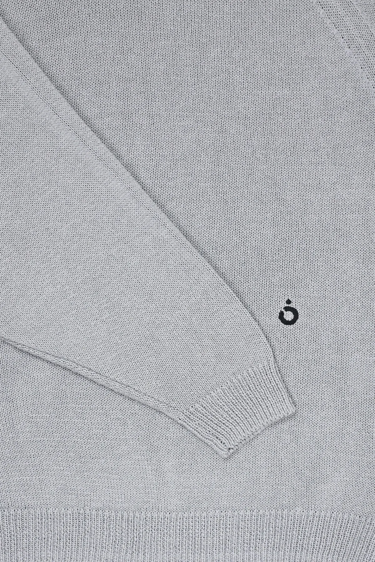 Skipper Neck Sweater - Grey