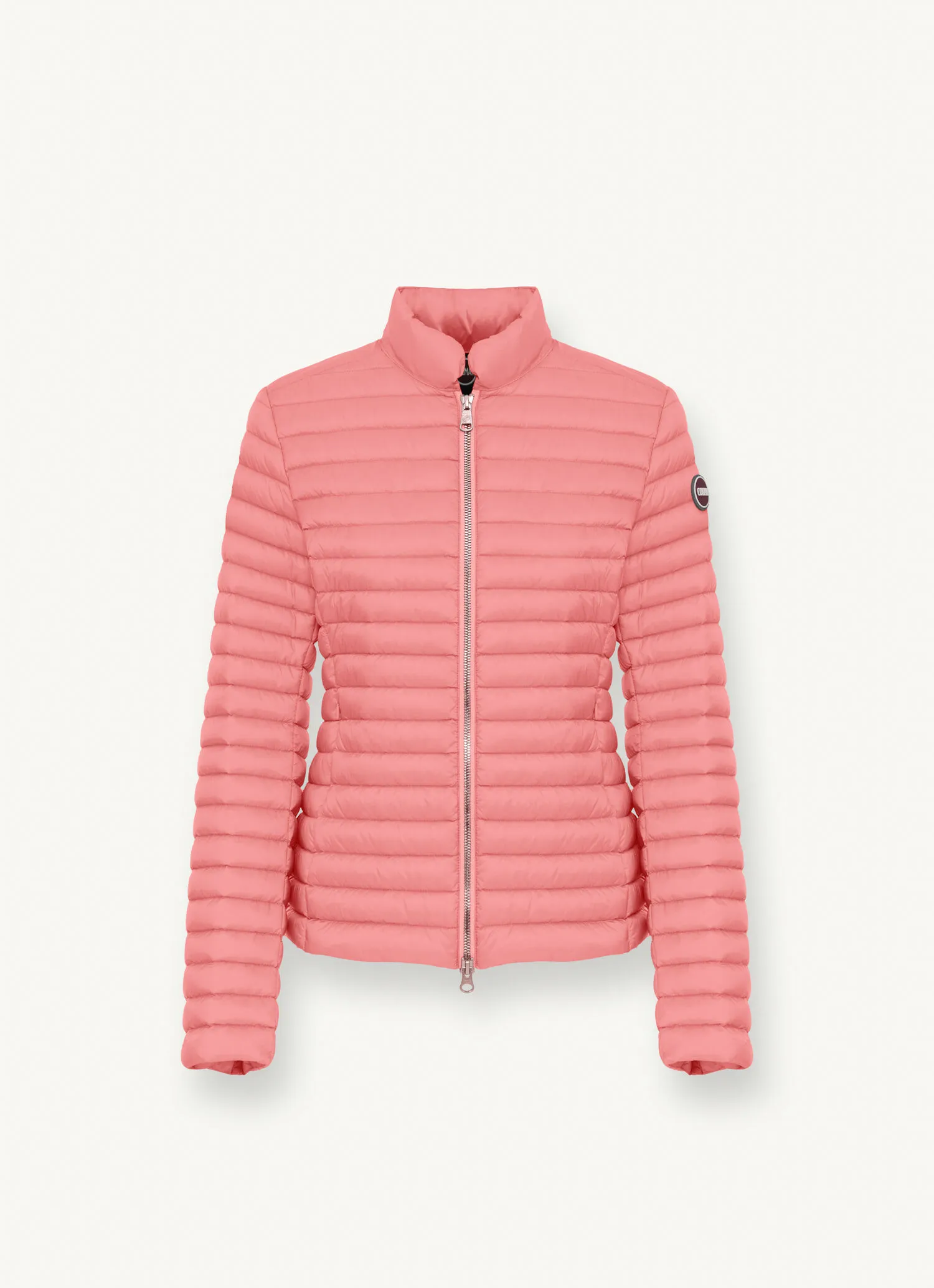 Sporty down jacket with padded collar-