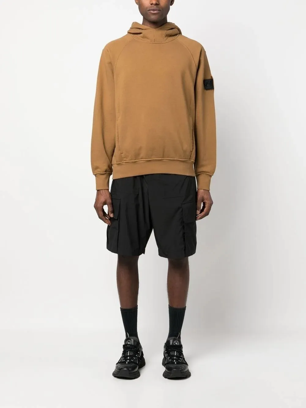 STONE ISLAND  |Pullovers Unisex Street Style Long Sleeves Cotton Oversized