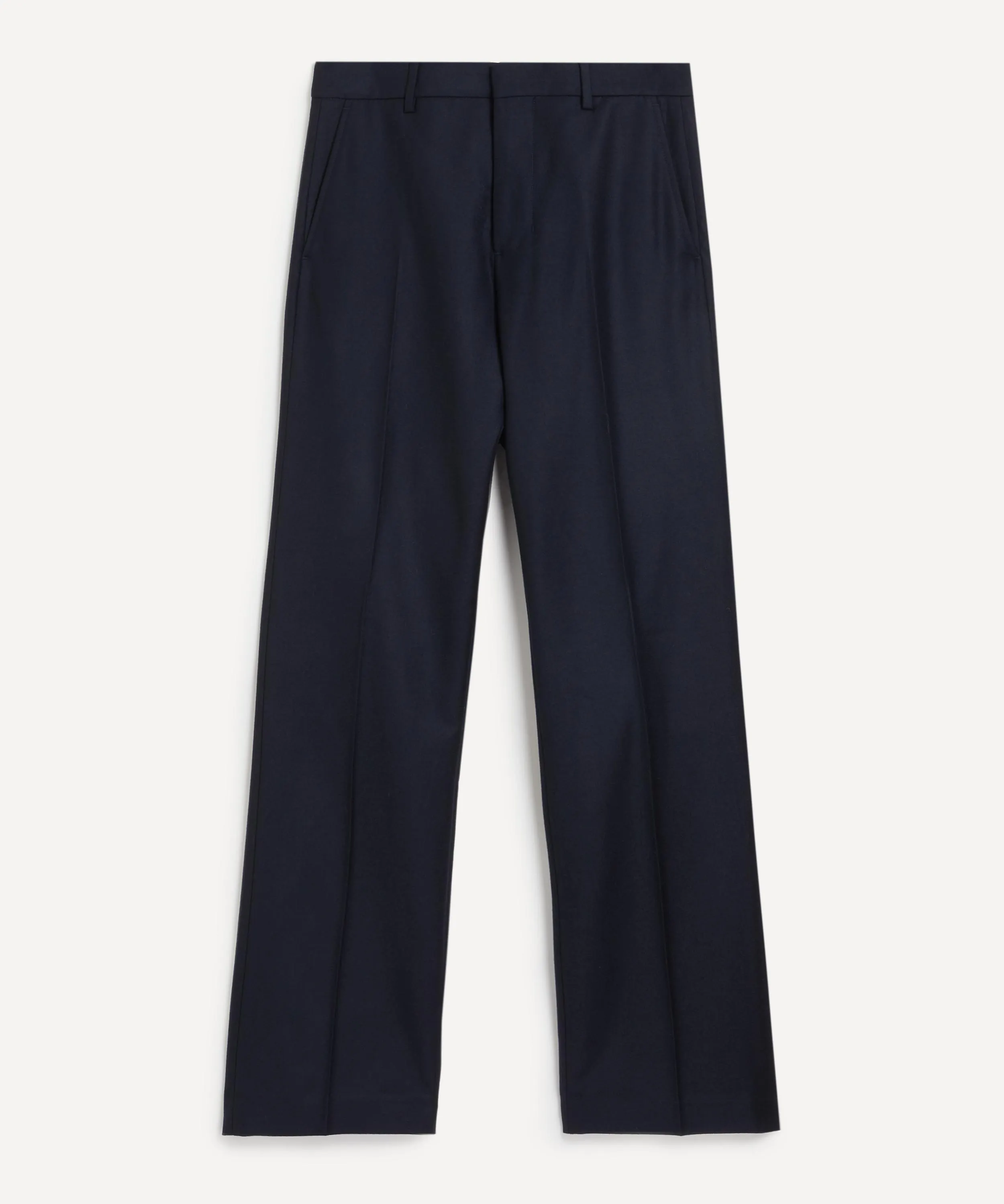 Straight Cotton Chino Trousers