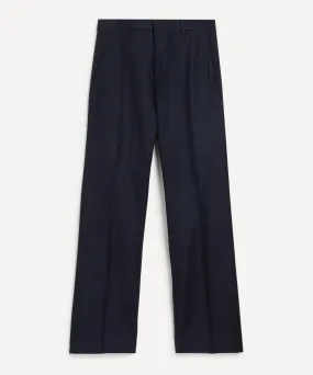 Straight Cotton Chino Trousers