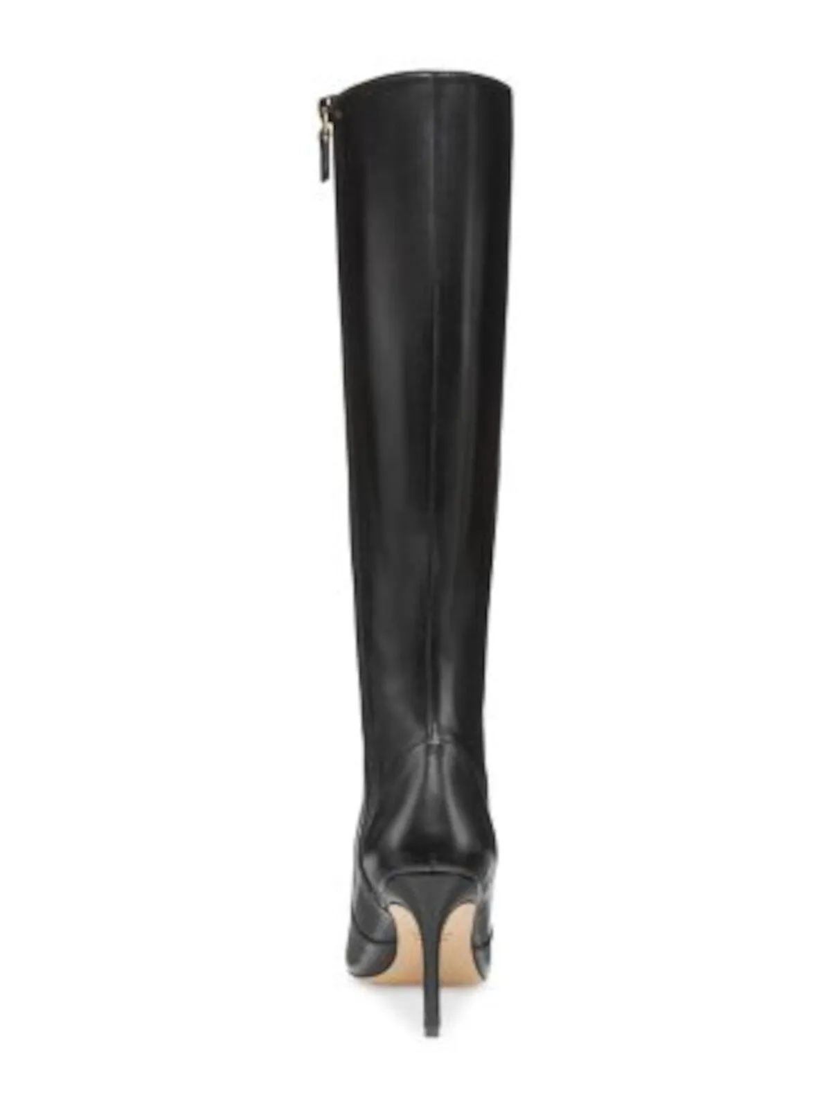 STUART WEITZMAN Womens Black 16 Shaft Padded Stuart Pointed Toe Stiletto Zip-Up Leather Heeled Boots B