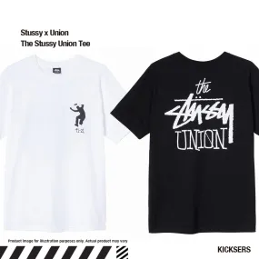 STUSSY  |Crew Neck Pullovers Unisex Street Style Collaboration Cotton