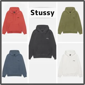 STUSSY  |Pullovers Unisex Street Style Long Sleeves Plain Cotton