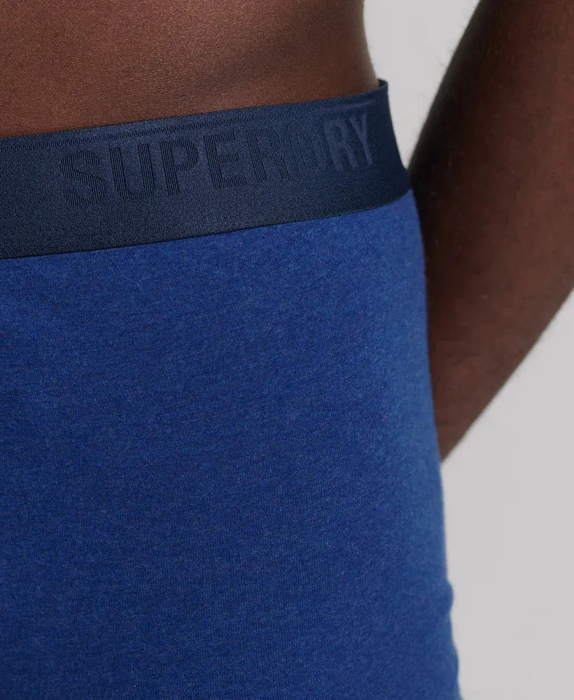 Superdry - Boxer Multi Triple Pack | Navy/Bright Blue/Mazarine