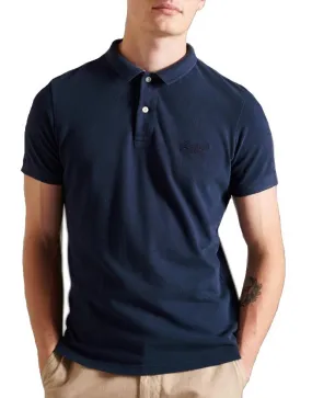 Superdry Classic Essential Logo Polo Shirt Rich Navy