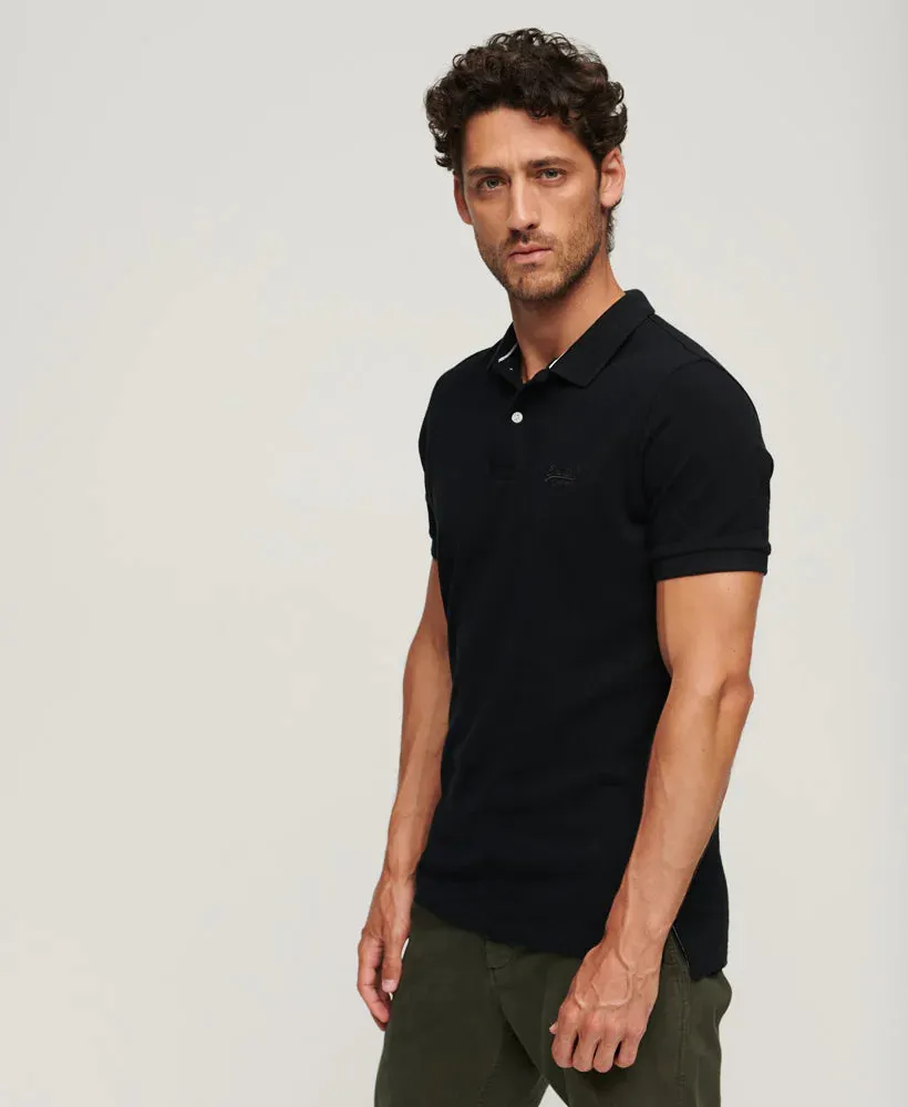 Superdry - Classic Pique Polo Black