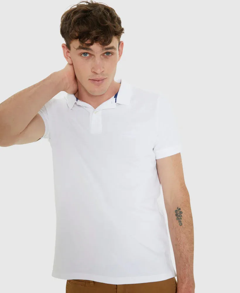 Superdry - Classic Pique Polo Optic White