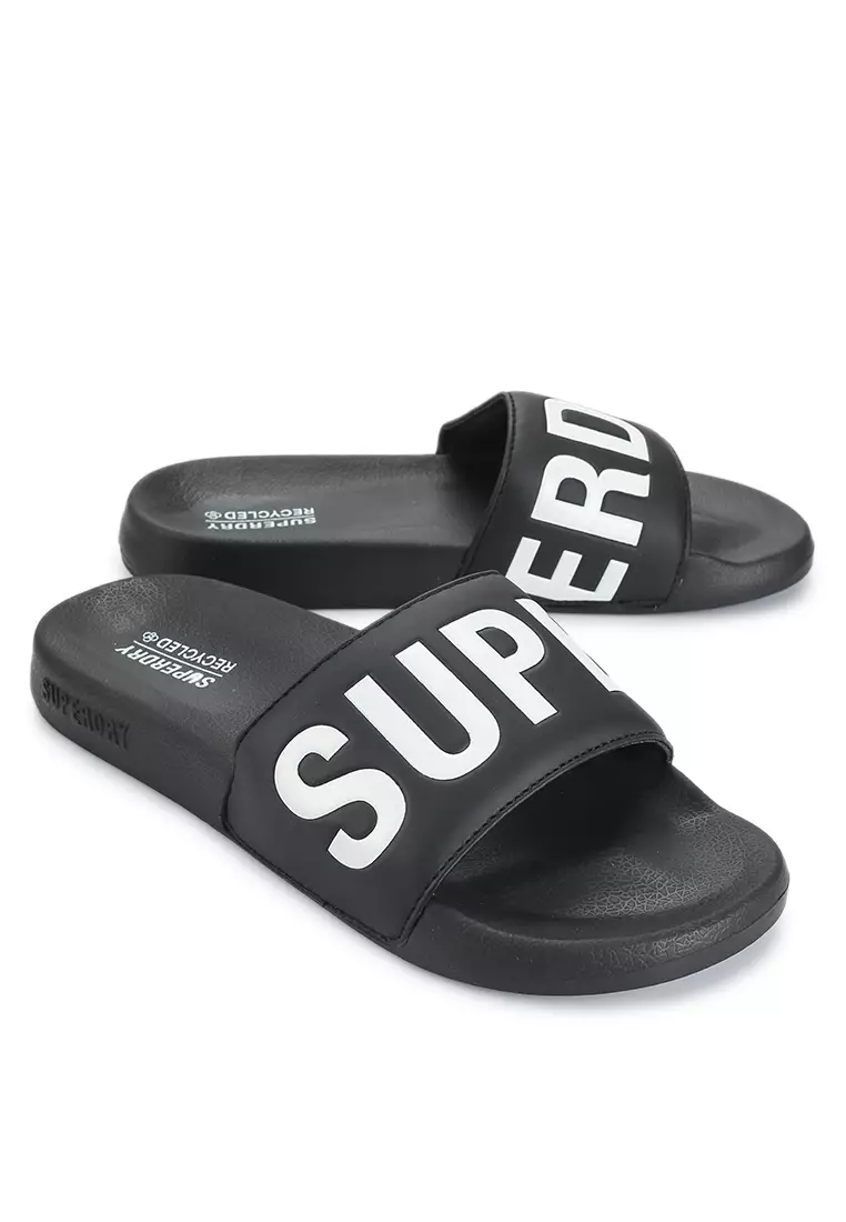 Superdry Code Core Pool Sliders - Superdry Code