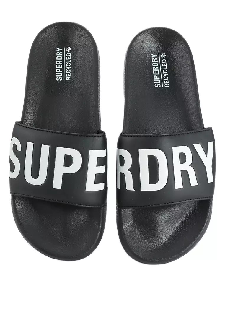 Superdry Code Core Pool Sliders - Superdry Code