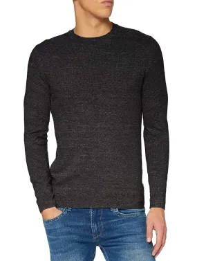 Superdry Crew Neck Cotton Jumper Gull Grey Marl