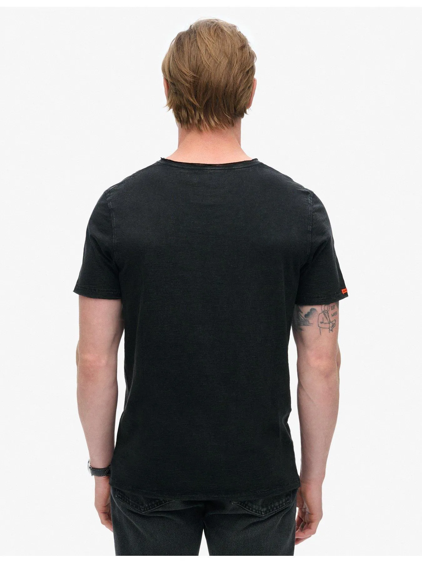 Superdry Superdry Studios Raw Edge V Neck T-shirt