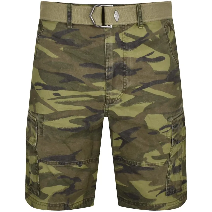 Superdry Vintage Heavy Cargo Shorts Green