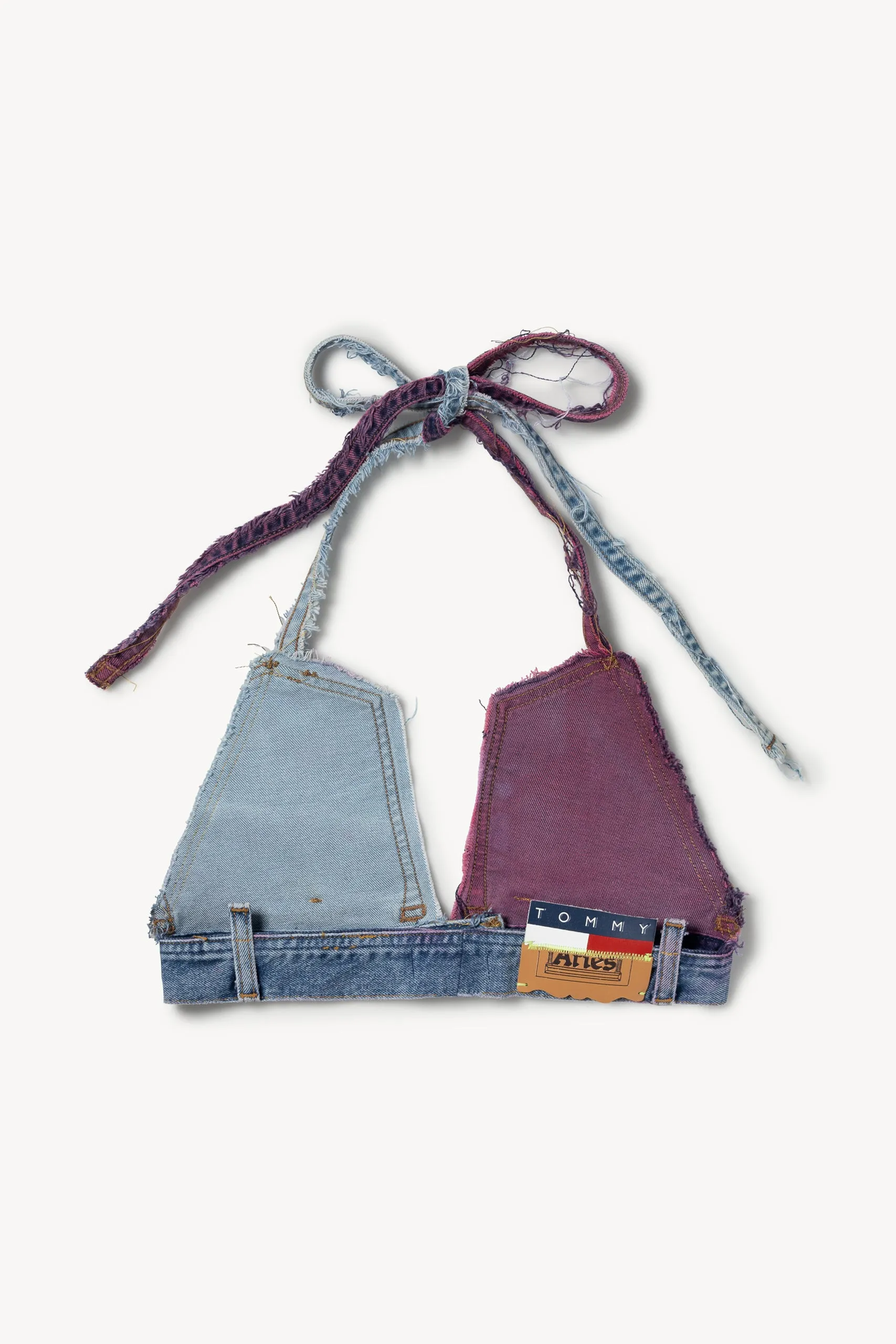 Tommy x Aries Remade: Denim Flag Bra