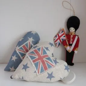 Union Jack hanging Heart