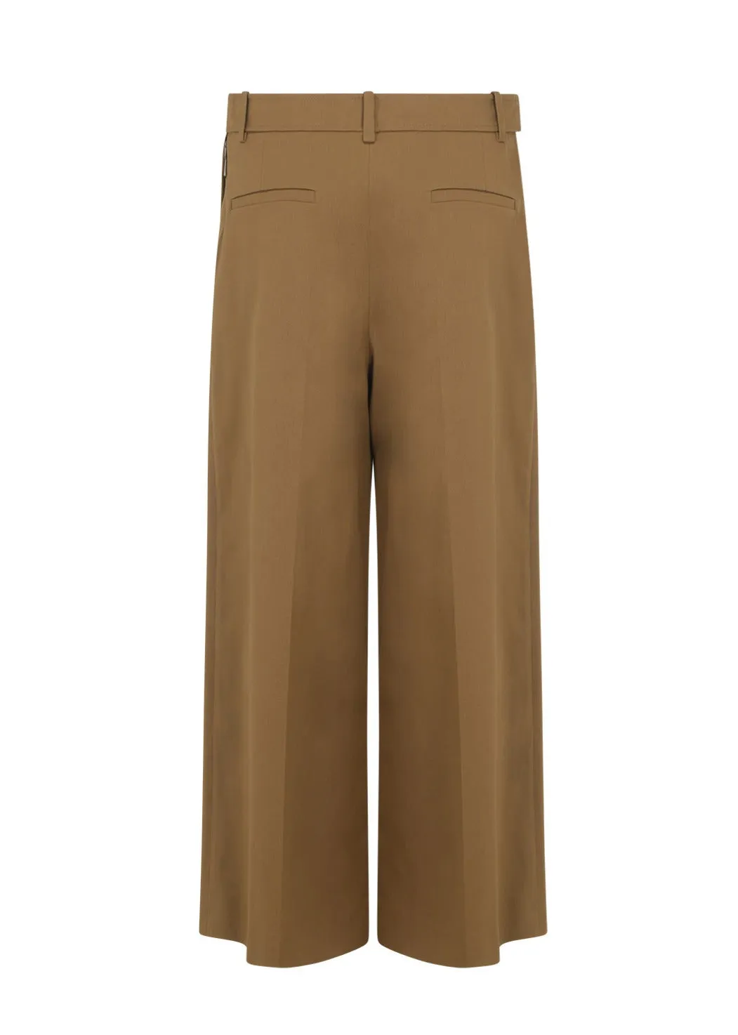 Valentino Logo Plaque Wide Leg Trousers