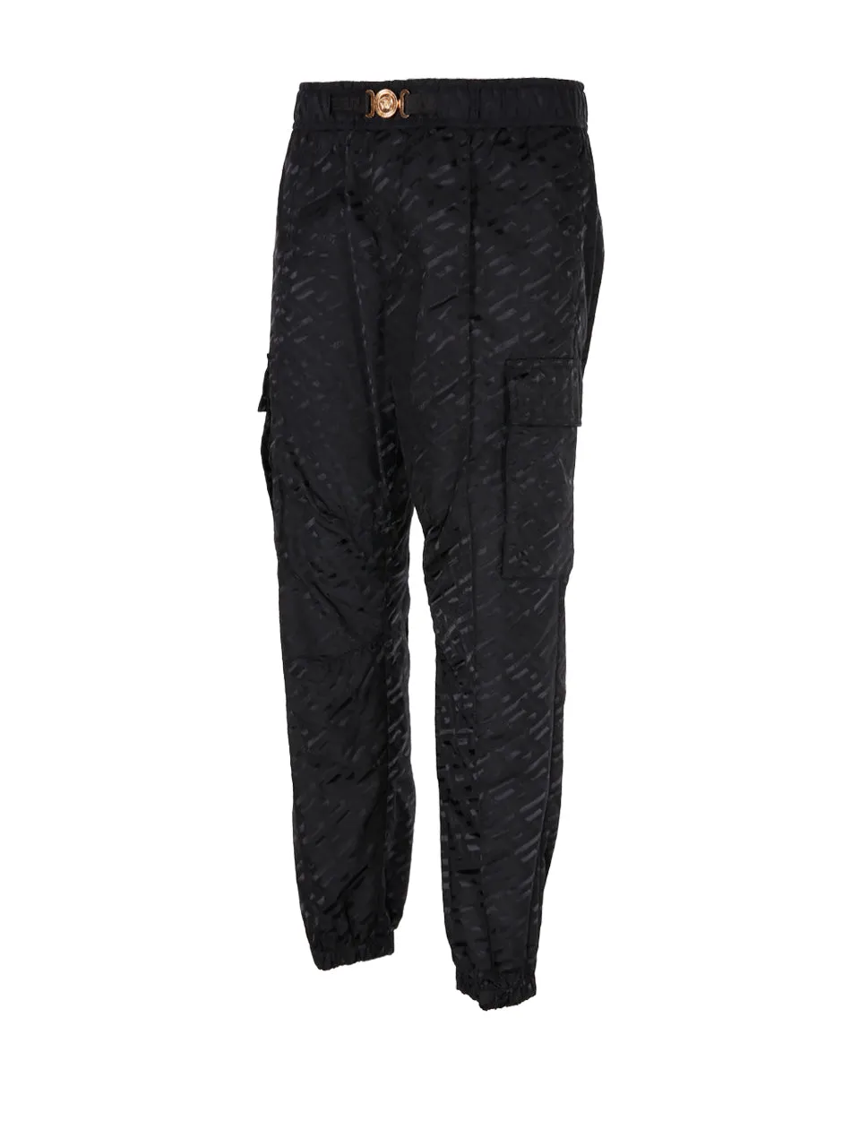 Versace Medusa Plaque Straight Leg Trousers