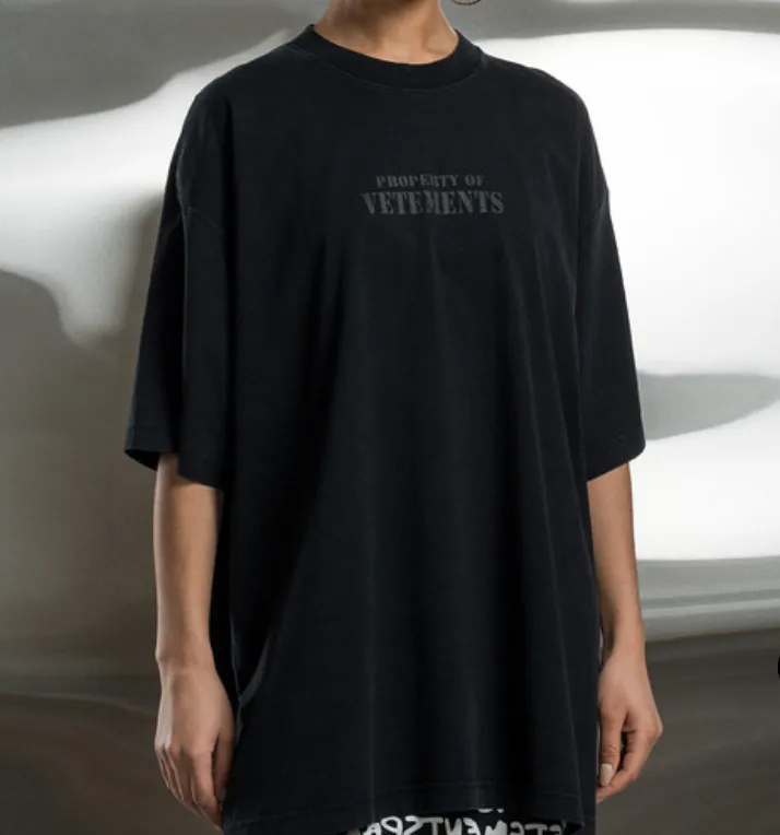 VETEMENTS  |Crew Neck Pullovers Unisex Street Style U-Neck Cotton