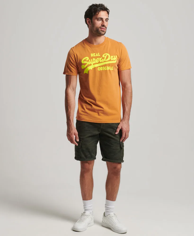 Vintage Logo Neon T Shirt | Sudan Brown