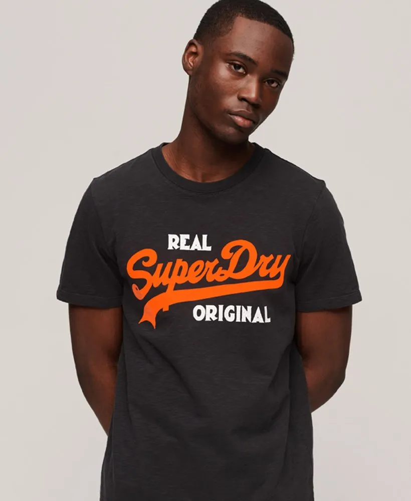 Vintage Logo Real Original Overdyed T-Shirt | Black Slub