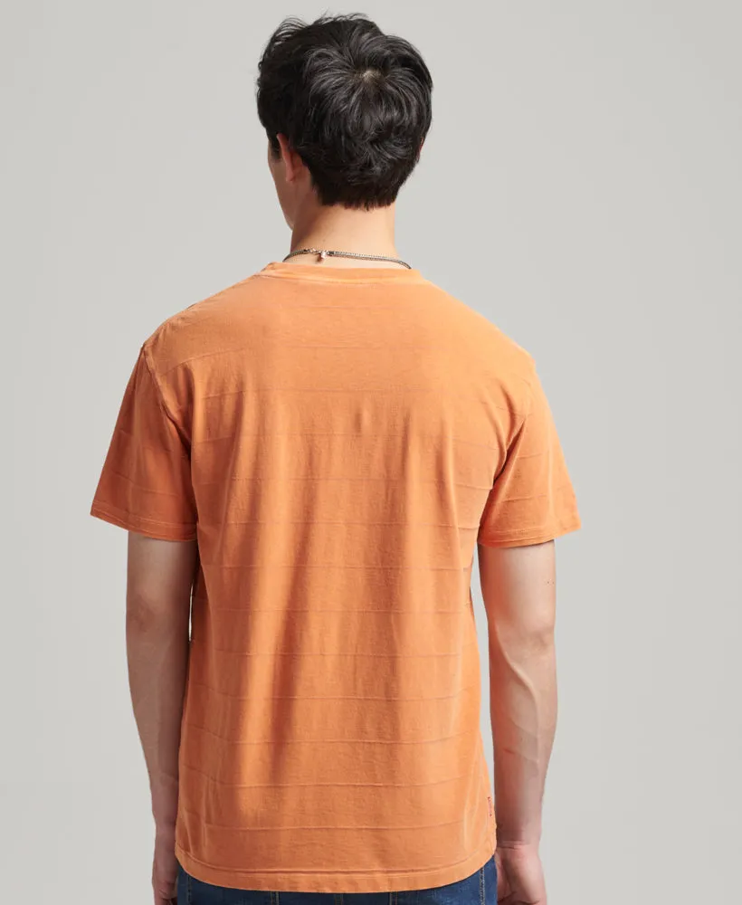 Vintage Texture T Shirt | Sun Baked Orange