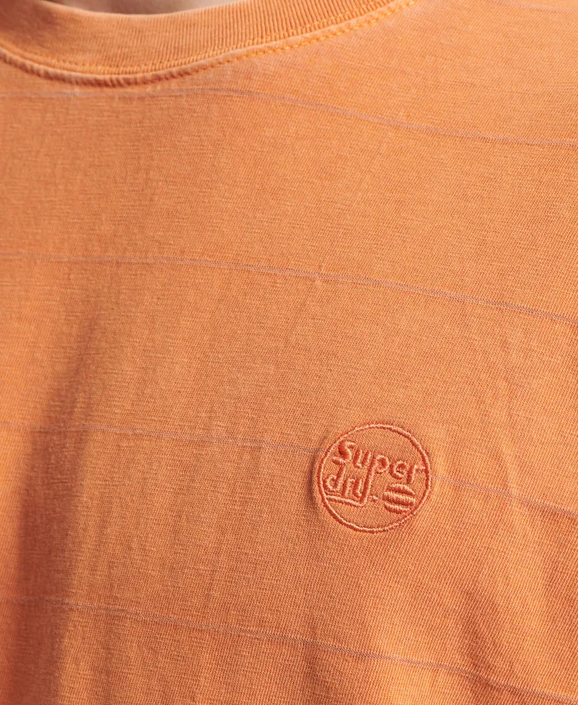 Vintage Texture T Shirt | Sun Baked Orange