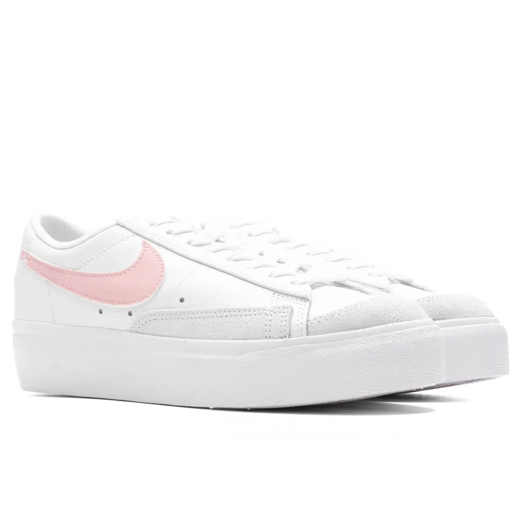 Women's Blazer Low Platform - White/Pink Glaze