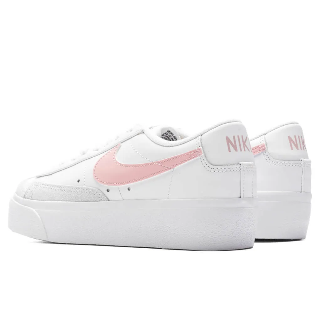 Women's Blazer Low Platform - White/Pink Glaze