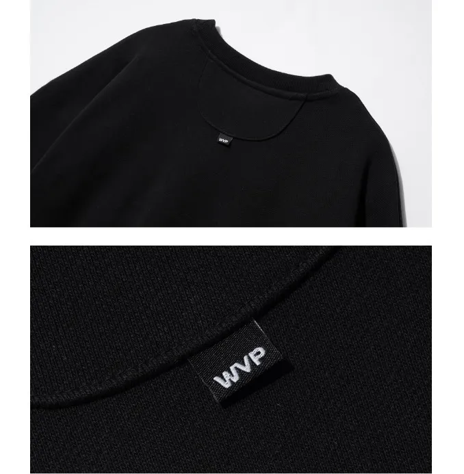 WV PROJECT  |Pullovers Unisex Studded Street Style U-Neck Long Sleeves