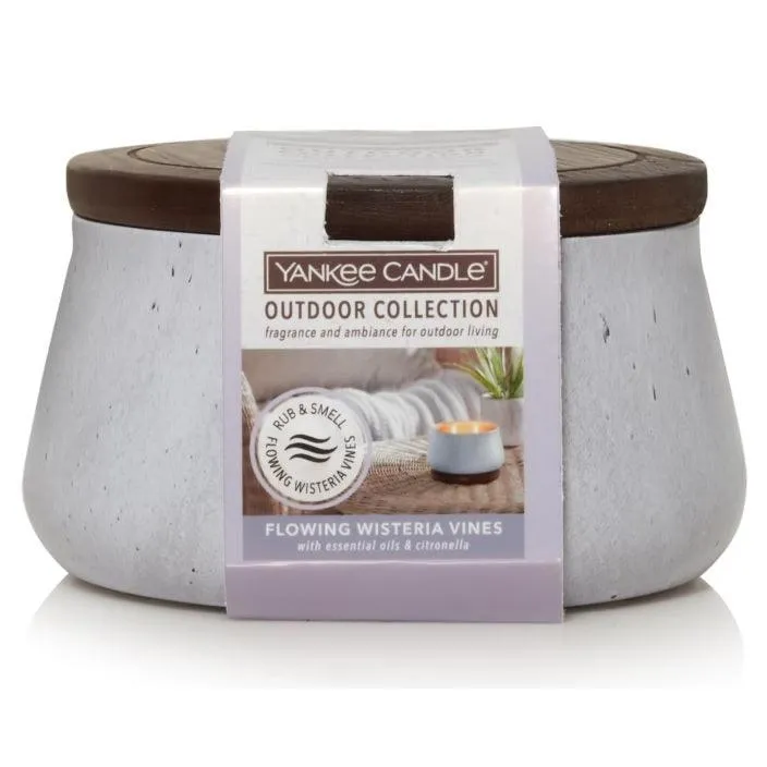 Yankee Candle Flowing Wisteria Vines Outdoor Medium Jar 283g