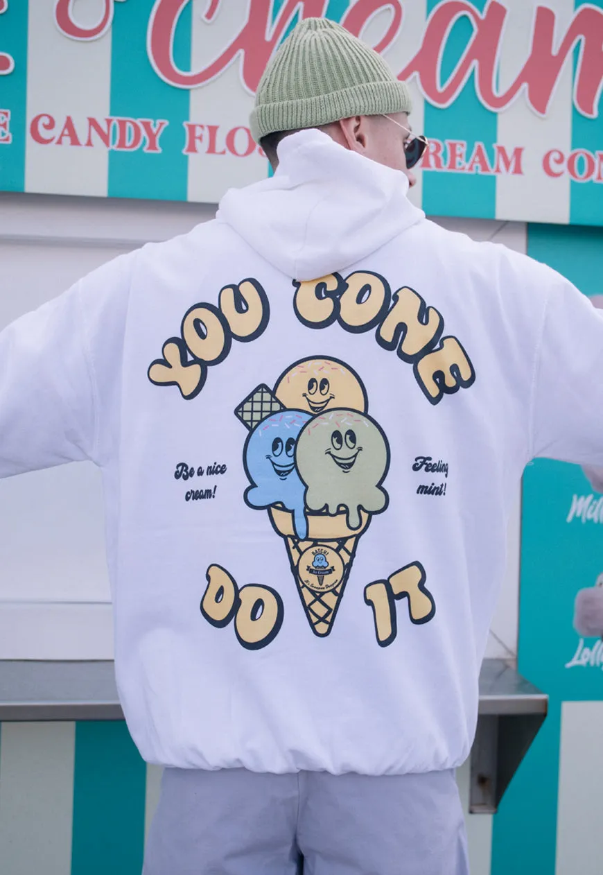 You Cone Do It Men's Ice Cream Graphic Hoodie