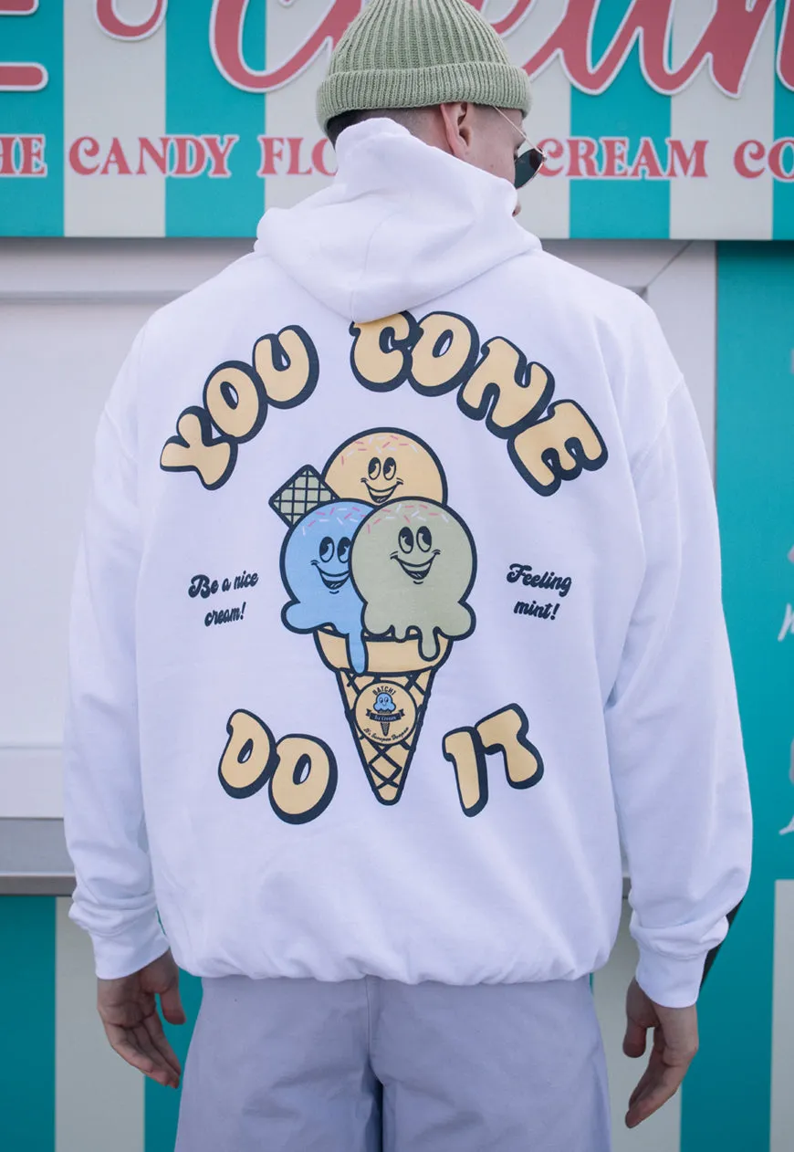 You Cone Do It Men's Ice Cream Graphic Hoodie