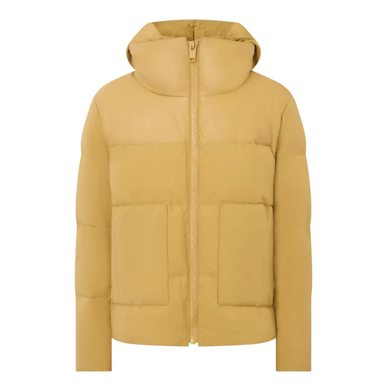 YVES SALOMON Quilted Short Down Jacket - Yellow