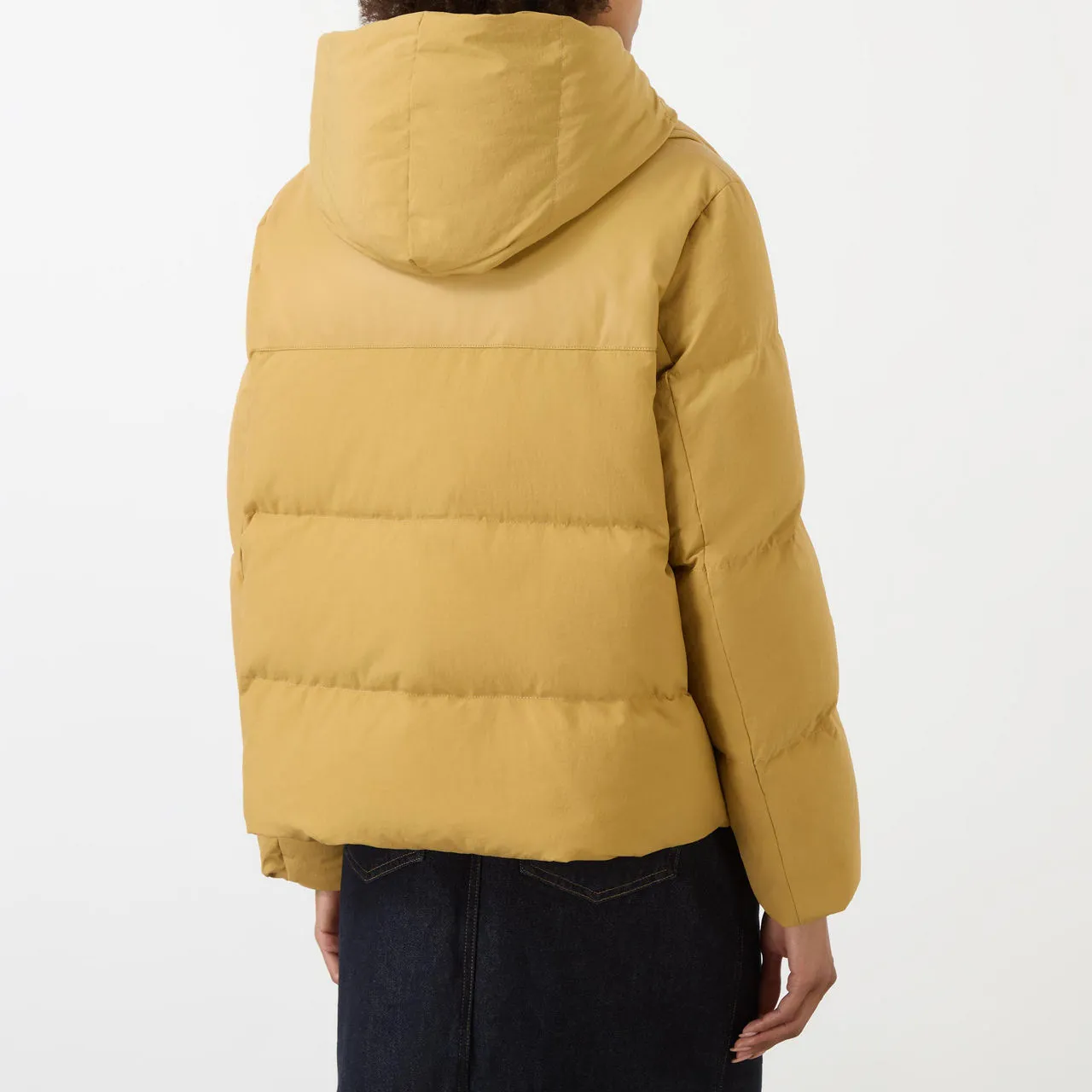 YVES SALOMON Quilted Short Down Jacket - Yellow