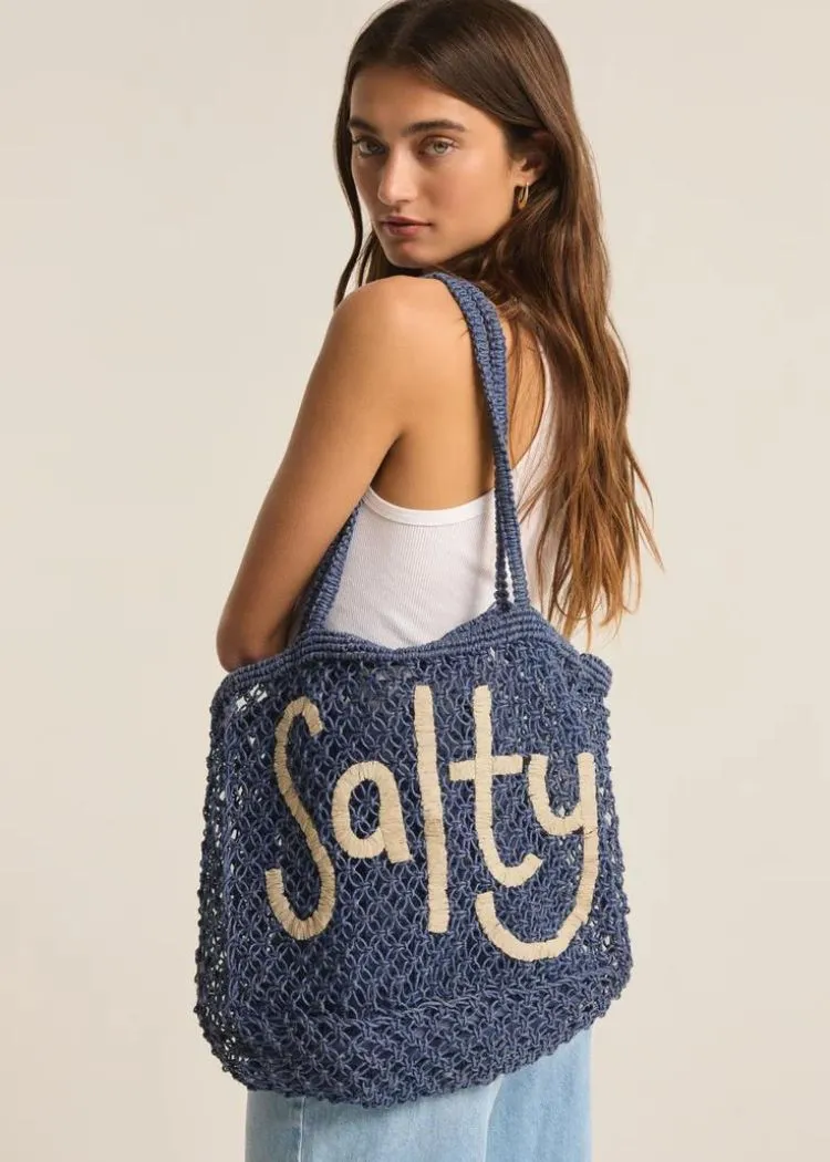 Z Supply Summer Tote Bag- Baja Blue