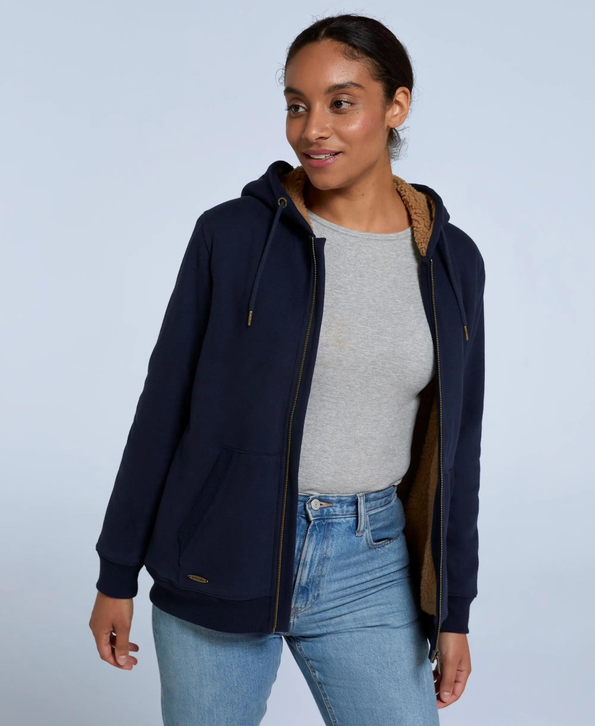 Zuri Womens Hoodie - Navy